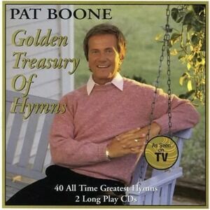 Golden Treasury Of Hymns by Pat Boone 40 All Time Greatest Hymns 2-CD’s 1999 NEW